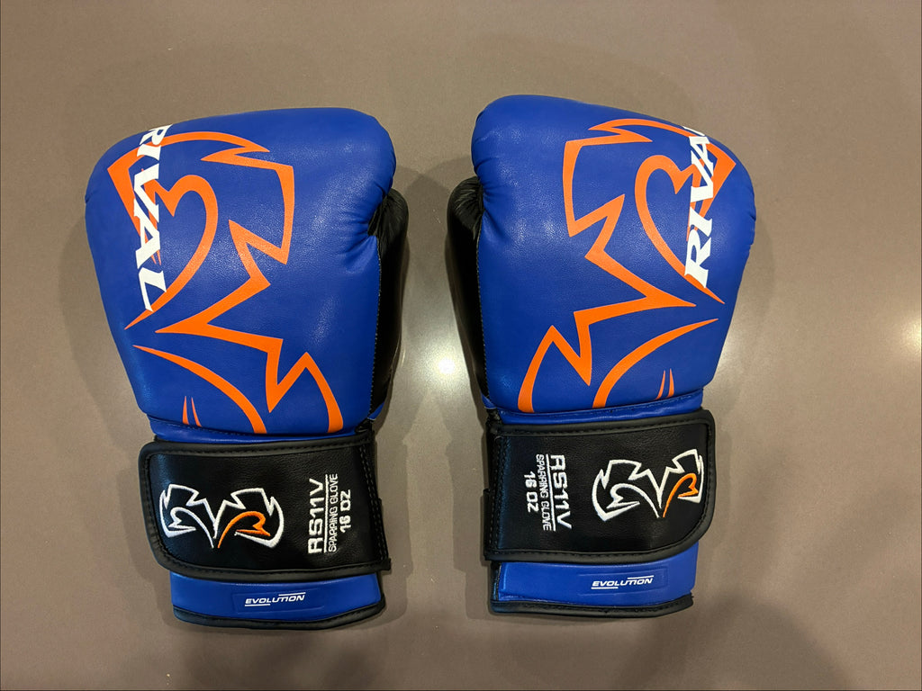 RIVAL RS11V Evolution Sparring Gloves - Blue