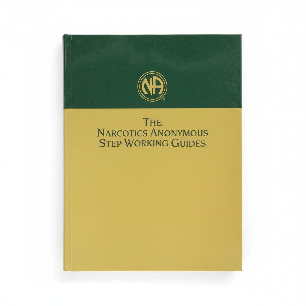 Narcotics Anonymous Step Working Guides flat lay