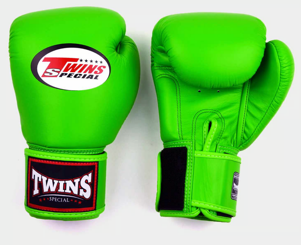 Guantes de boxeo Twins Special BGVL4 verde lima