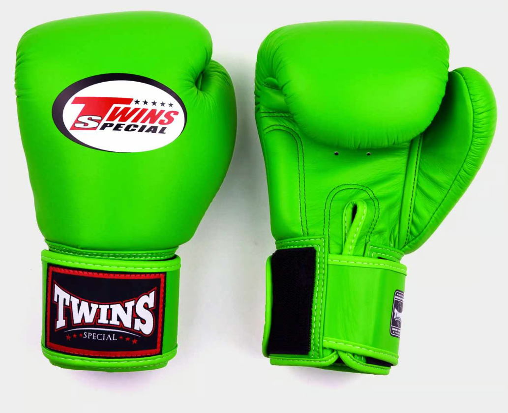 Twins Special BGVL4 Lime Green Boxing Gloves
