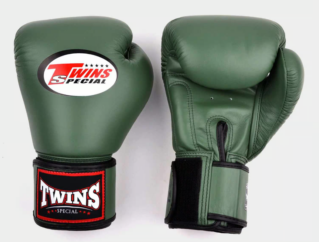 Guantes de boxeo Twins Special BGVL4 Verde Oliva